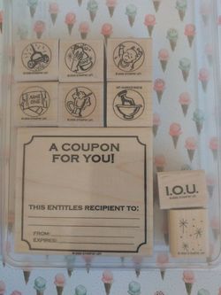 Stampin' Up! Rubber stamp sets, Create a Coupon