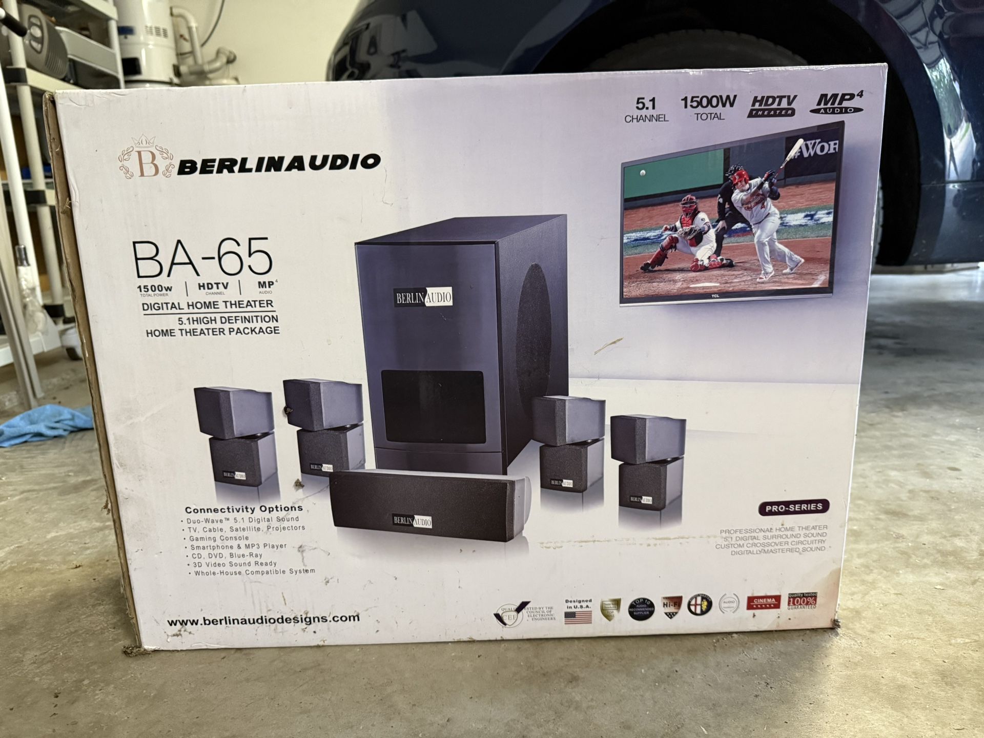 BA-65 Digital Home Theater Package 1500 W Power HDTV