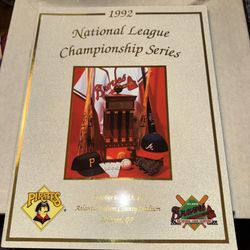 1992 National League Championship Series Braves Vs Pirates NLCS Program Booklet 