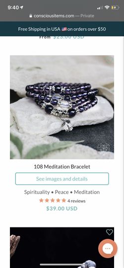 Meditation bracelet