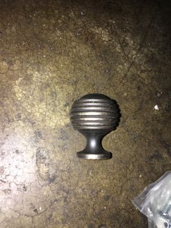 Liberty Astro 1-1/8 in. (28mm) in. Distressed Oil Rubbed Bronze Dome Cabinet Knob
