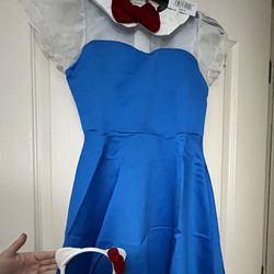 Hello kitty Costume Size Small. Juniors. Comes With Headband. 