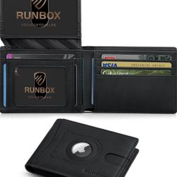 Brandnew Wallet for Men Slim Rfid Leather 2 ID Window With Gift Box