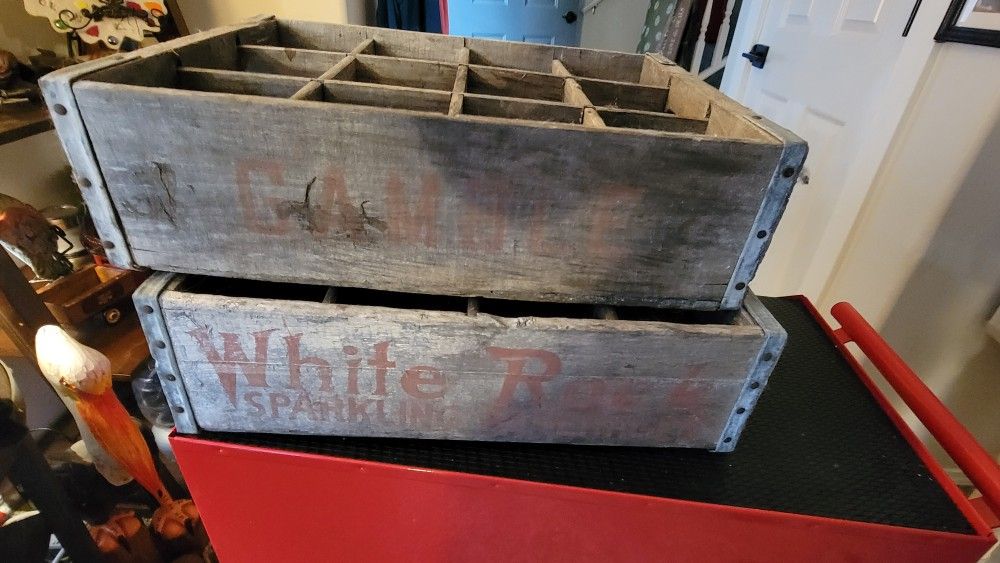 Old Wooden Beverage Crates