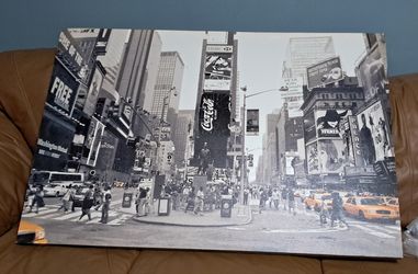 New York canva picture frame