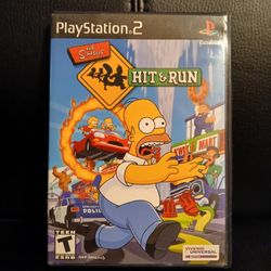 PS2 The Simpsons Hit & Run