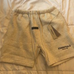 Essentials Fear Of God Shorts Light Oatmeal 