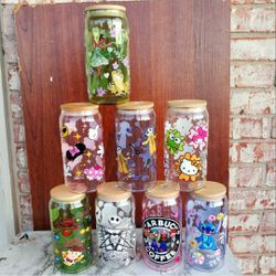 Libby glass jar custom made x1