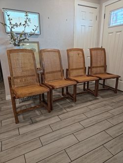 1960s Drexal Cane Back Chairs