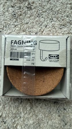 IKEA FAGNING Cork Desk / Plant Pot Holder 10cm