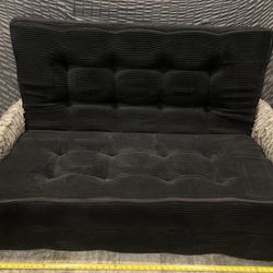 New dog bed, couch ottoman very versatile new black corduroy piece pick up East Mesa