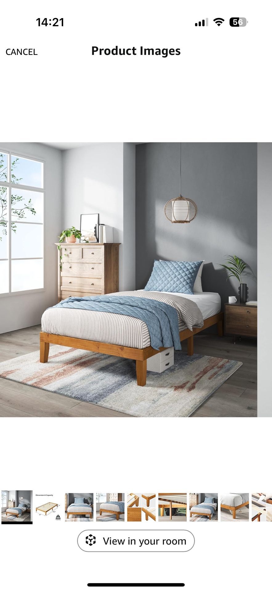Twin Platform Bed Frame