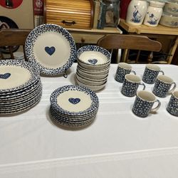 Vintage Granny Core Tienshan Folk Craft Dishware