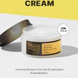 “COSRX” Advanced Snail 92 All in one Cream Jar 100g
