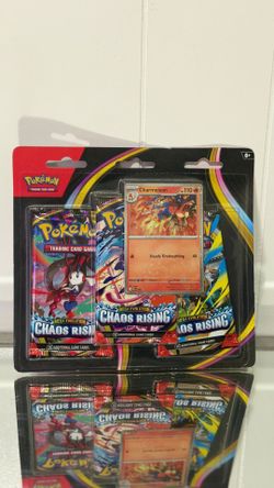 🔥 Pokémon TCG Mega Evolution Chaos Rising 3-Pack Blister 🃏 Charmeleon Promo 🔥