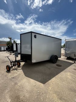 Trailer enclosed 6 x 12 titanium Cargo financing available