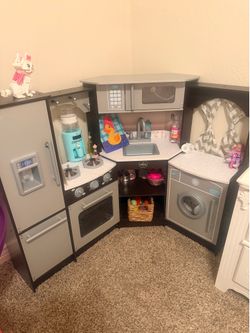 Kidkraft wooden play kitchen
