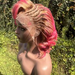 Custom Pink Wig