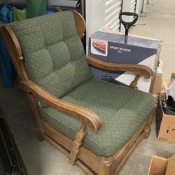 Antique Wood Sitting Chair