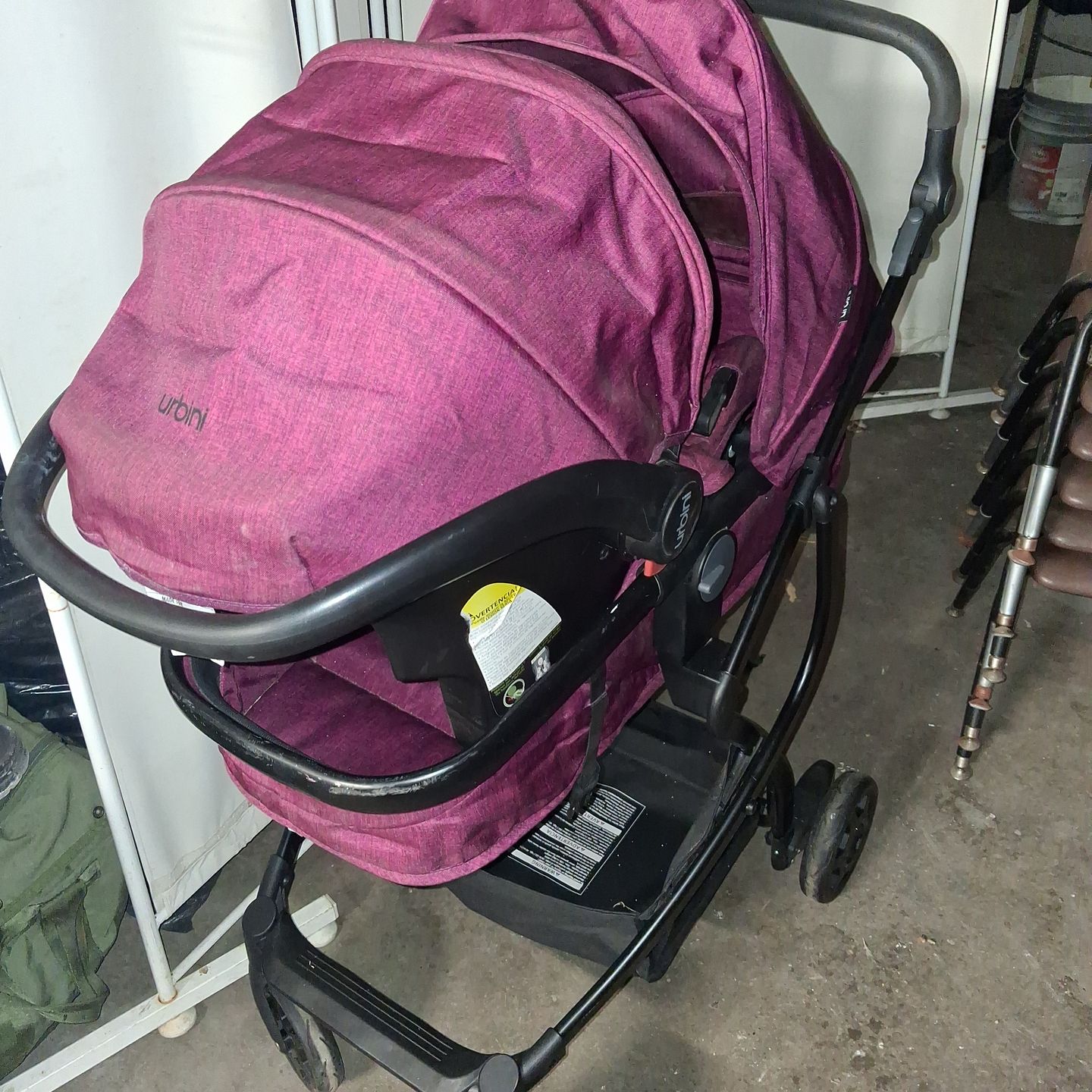 Urbani stroller and car seat