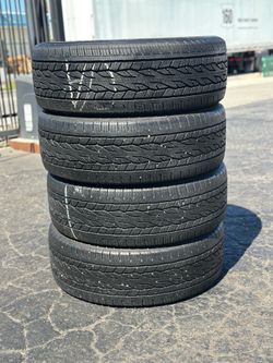 SET OF TIRE 255 55 20 CONTINENTAL 85% LIFE