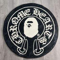Chrome Hearts Bape Head Rug 3FTx2FT Brand New 