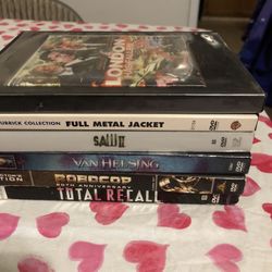 7 DVDs   $5. For All