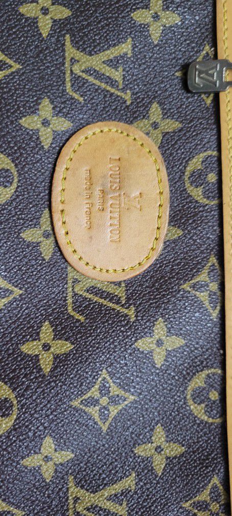 RARE Vintage LOUIS VUITTON Monogram GARMENT BAG Authentic LV nice estate  find