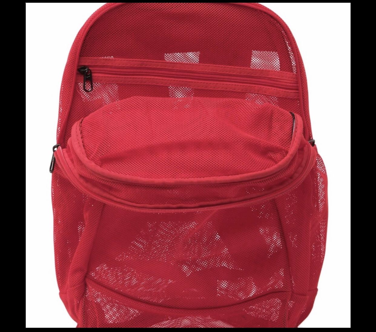 Nike Brasilia Mesh Training Backpack 🎒 Red NWT -also Available In Blue Color Too  