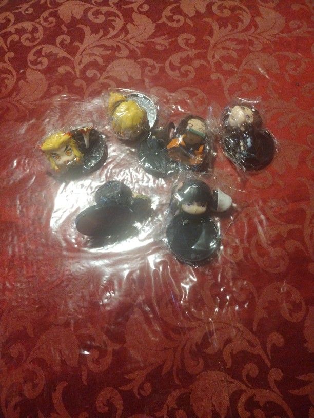 6piece Anime Action Figure Set