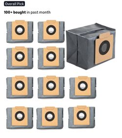 10 Pack Replacement Dust Bag Compatible With Eufy Clean X8 Pro X10 Pro Omni Robot Vacuum Self-Empty