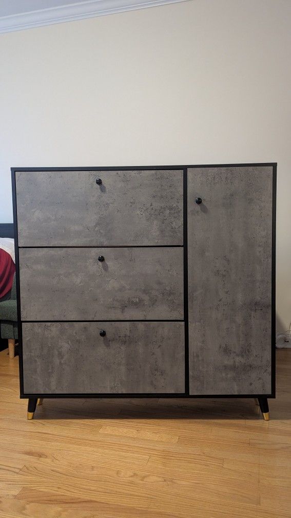 Shoe Storage Dresser w/ Cabinets