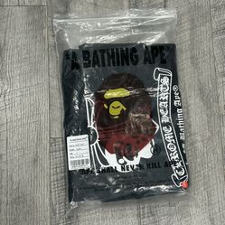 Brand New Bape T Shirt Chrome Heart Collab 1:1 