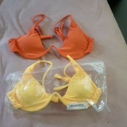 2 Medium Size Shein Bikini Tops