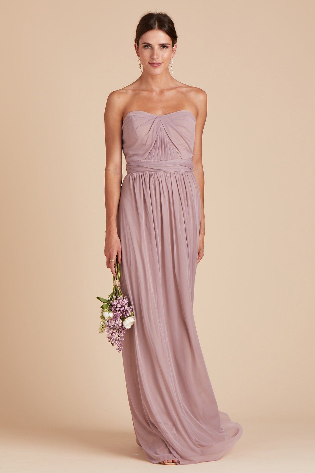 Birdy grey convertible bridesmaid dress in mauve