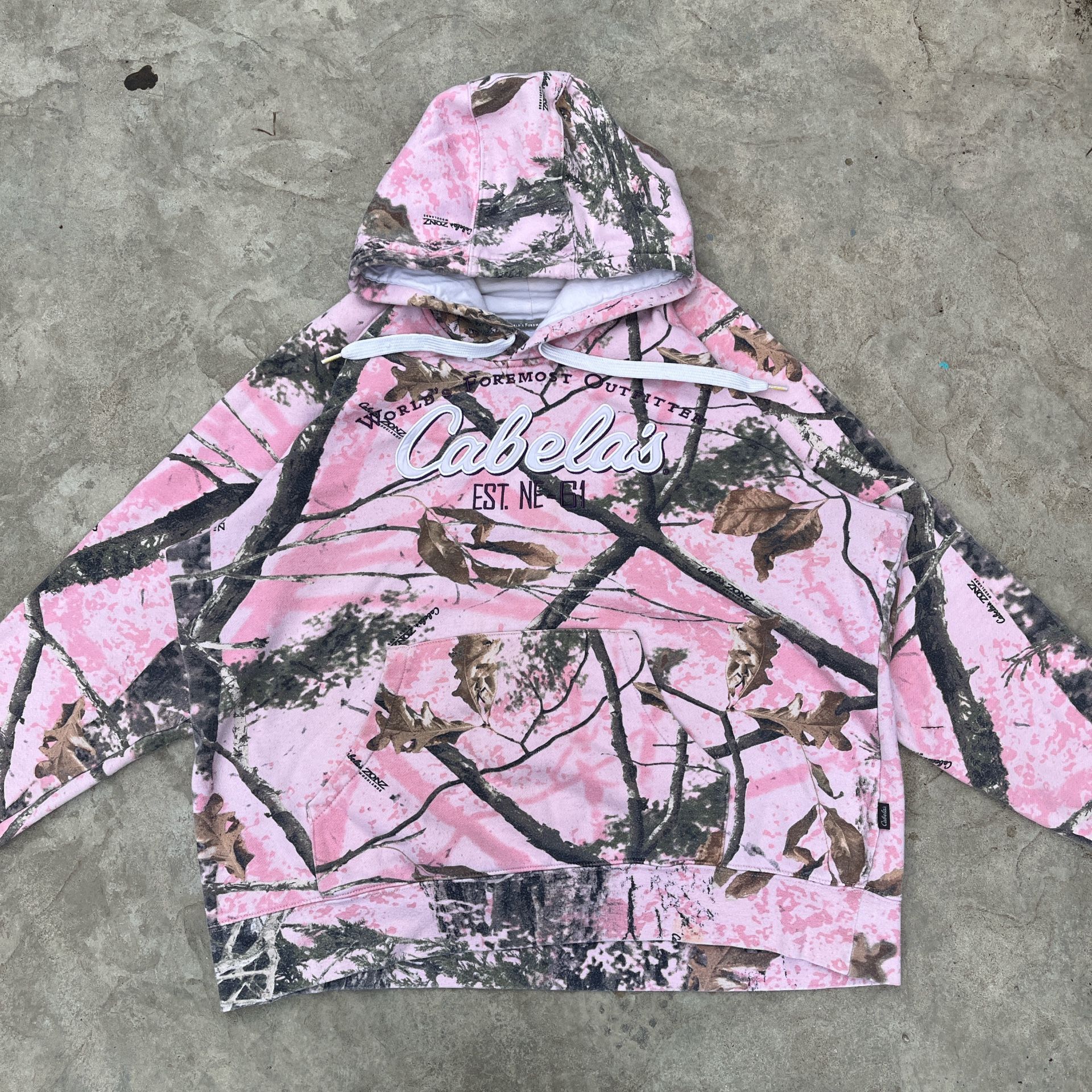 Pink Camo Hoodie