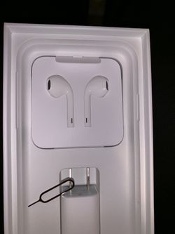 Original apple wired headphones.