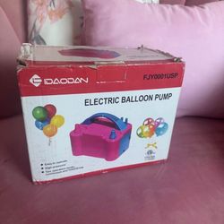 Electric balloon pump / inflador de globos
