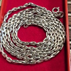 Silver chain 26" long 925