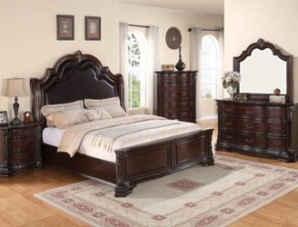 Sheffield Espresso Queen Panel Bed