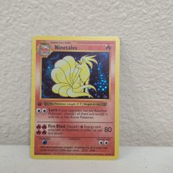 Ninetales 1st Edition Proxy Pokémon Card