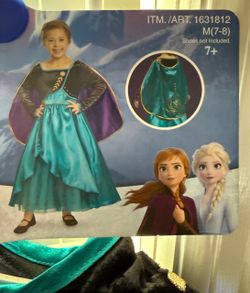 Disney Frozen Anna Queen Costume Size M (7-8)