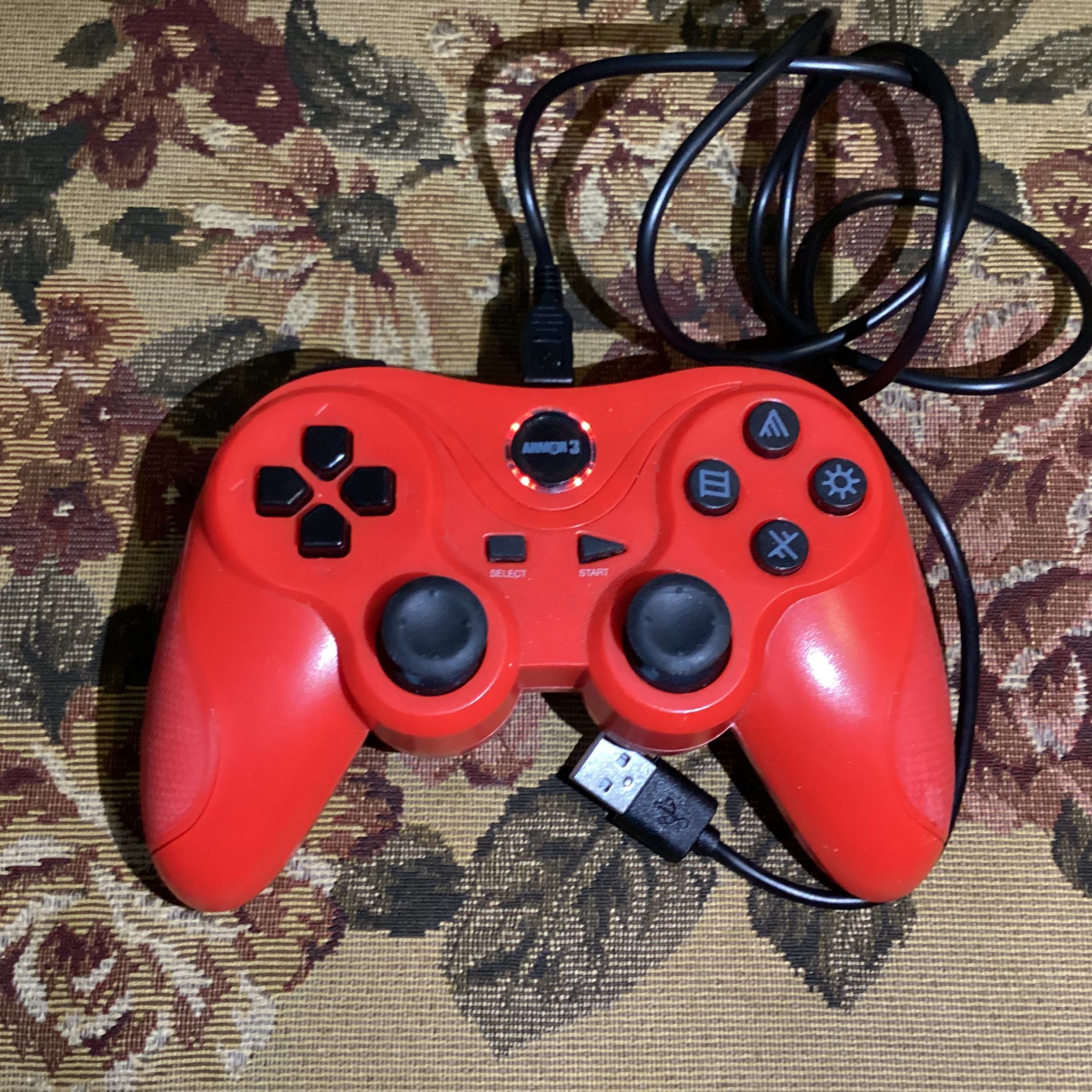Armor3 NuPlay PlayStation 3 Wireless Controller - Red works