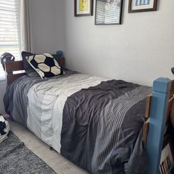 Twin Bed - Real Wood 