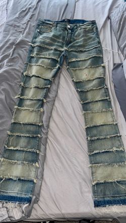 Men stack jeans