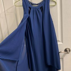 Light Weight Sleeveless Blue Dress