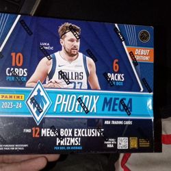 Phoenix 2024 Mega Box Sealed With Panini Plastic Wrap