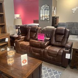 Power Reclining Sectional In Stock For Fast Delivery 