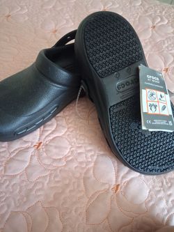 Black slip resistant  crocs