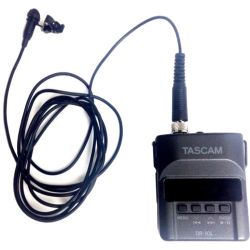 TASCAM DR-10L Micro Portable Audio Recorder with Lavalier Microphone (Black)